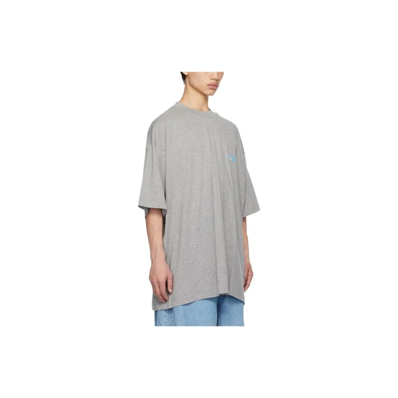 Vetements T-Shirts Men Gray-3