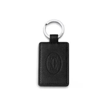 CARTIER Keychains Unisex Black/Burgundy