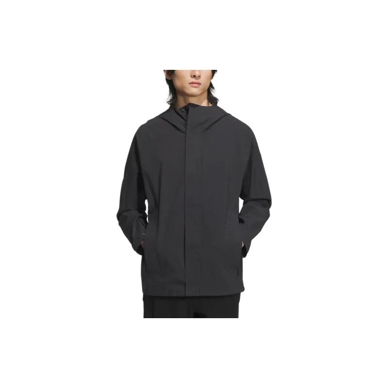 Adidas Wuji Series Waterproof, Windproof, And Breathable Windbreaker Jacket Men's Black-3