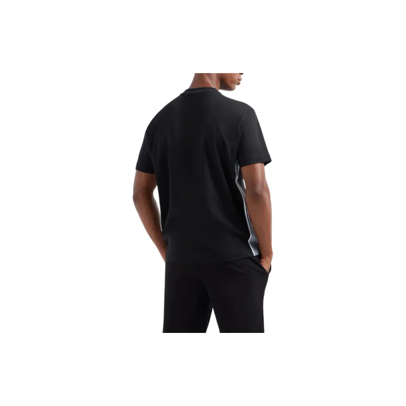 EMPORIO ARMANI Side Striped Logo Printed T Shirt-2