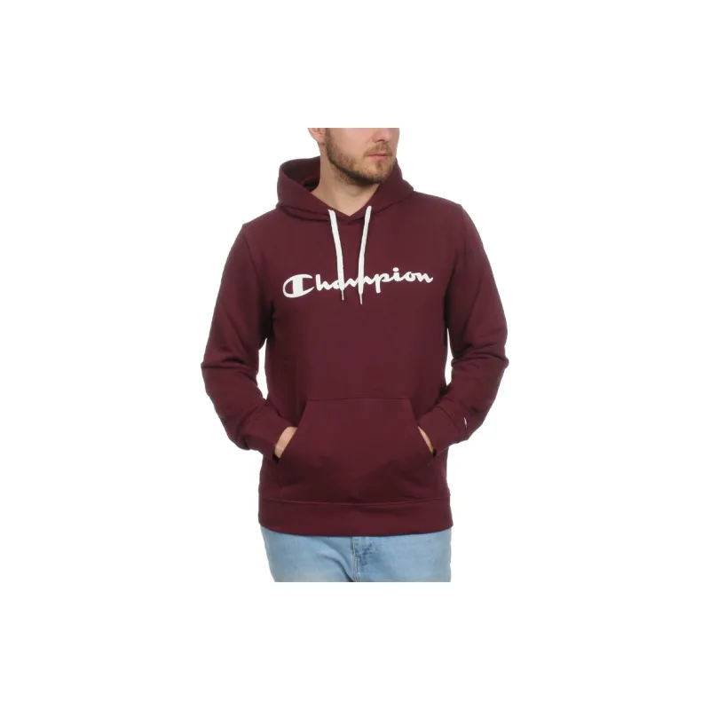 Champion Hooded Regular Sweatshirt Men's Deep Red-2