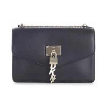 DKNY Leather Crossbody Bag Shoulder Bag Women's Black
