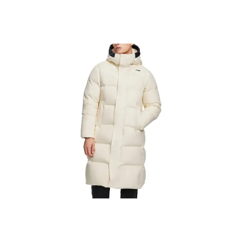 LiNing Fitness Series Down Jacket Men's Swan White-4