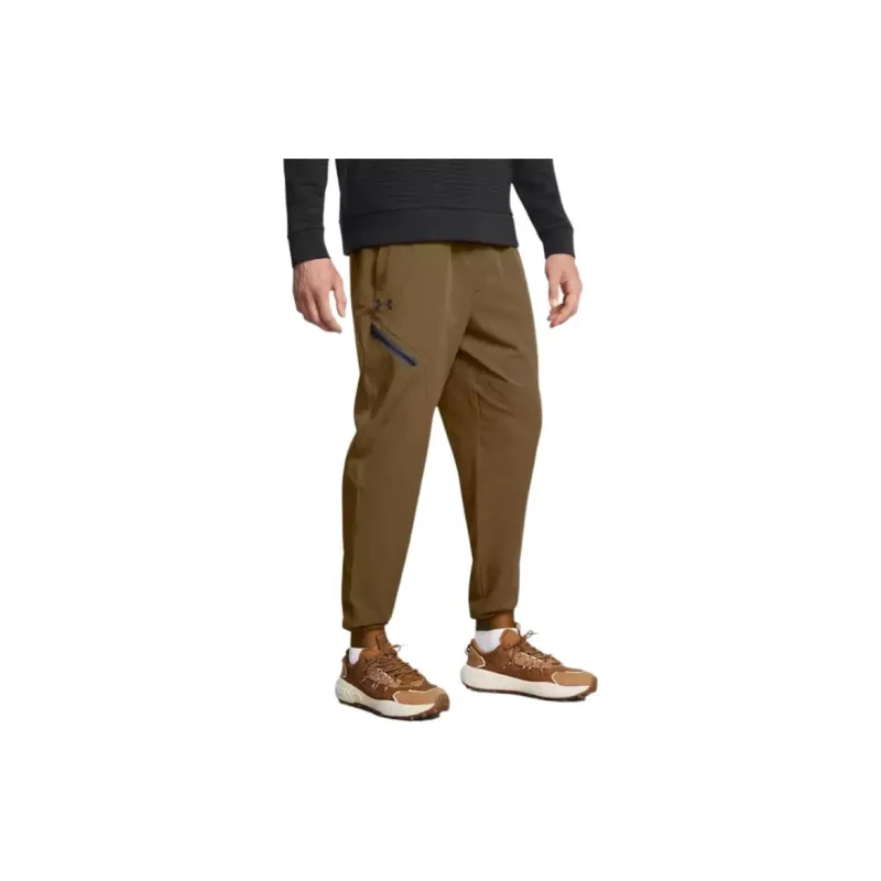 Under Armour Woven Collection Vibe Casual Pants Men's Earth Wolf Brown-4