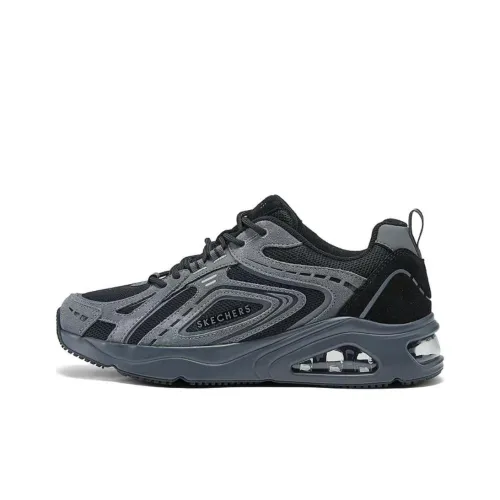 Skechers Street Anti-Slip Wear-Resistant Low-Top Casual Running Shoes Men's Gray