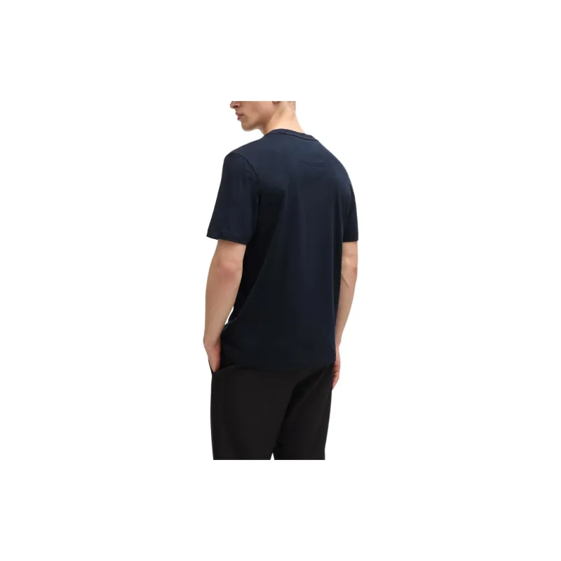 HUGO BOSS Maxi Logo Embossed Crewneck T-Shirt-2