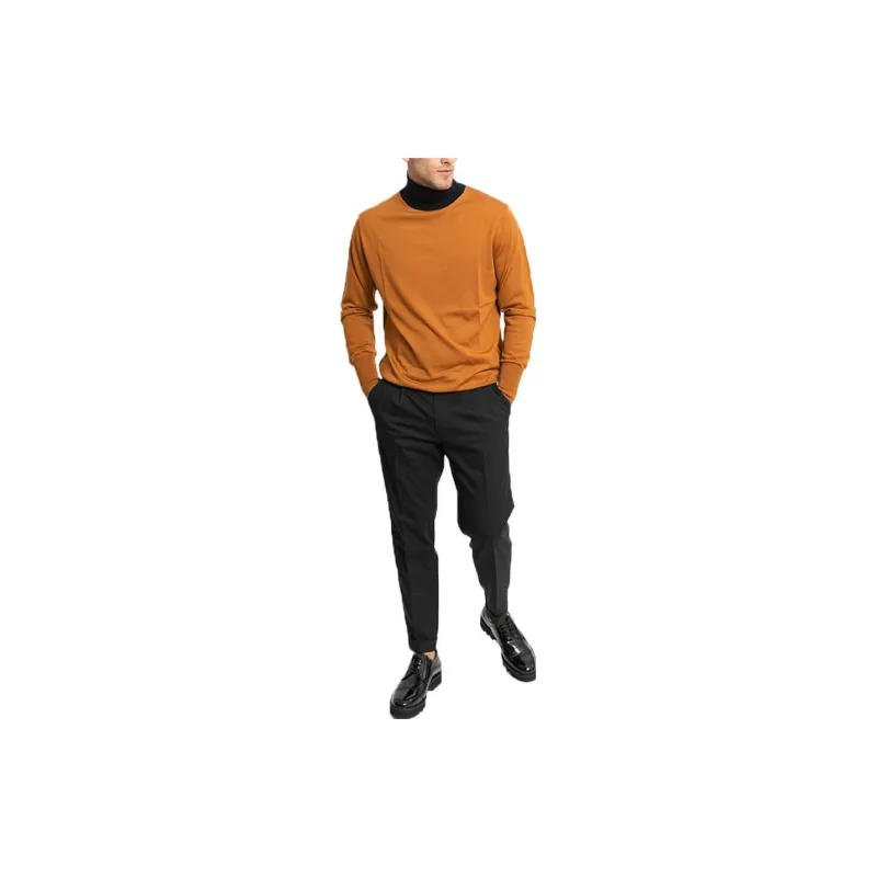 Zzegna Casual Pants Men's Black-3