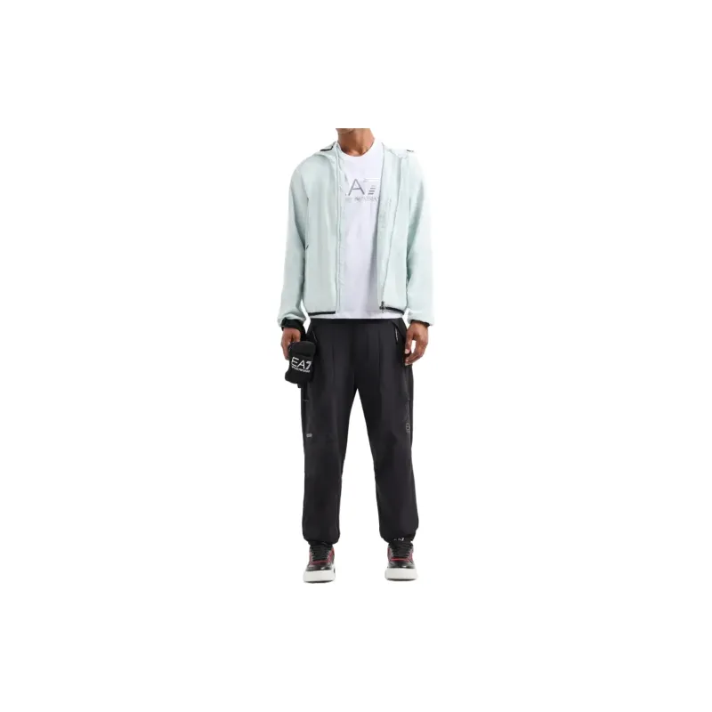 EMPORIO ARMANI Logo Lettering Crewneck T Shirt-9