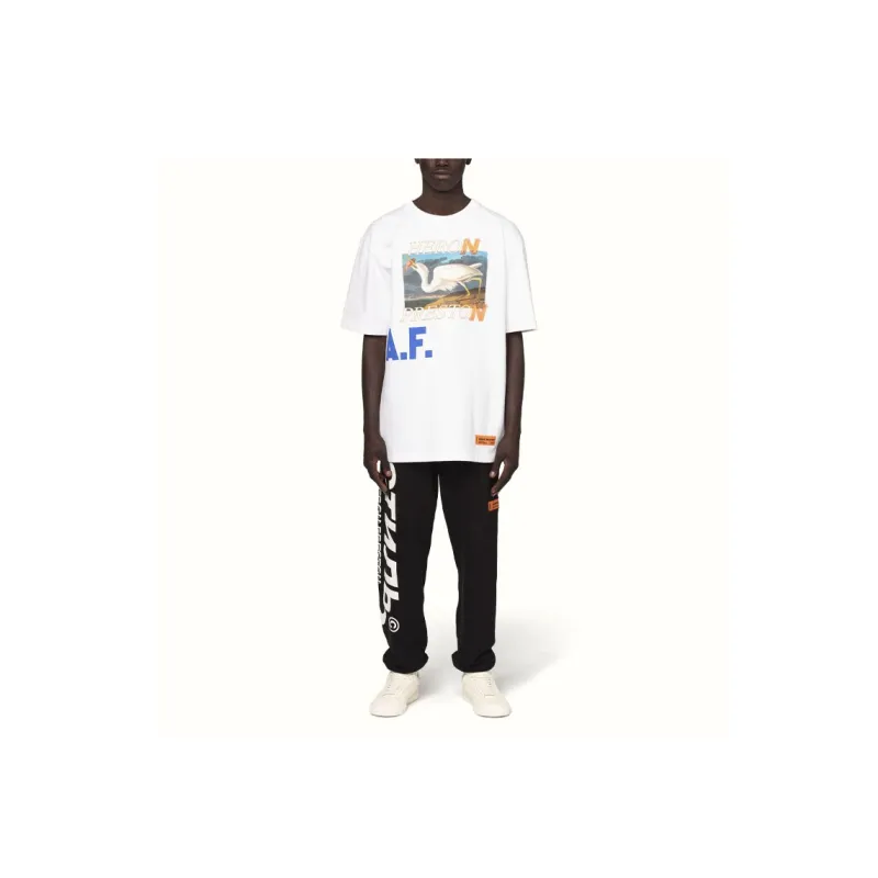 HERON PRESTON Logo Print Af T Shirt-3