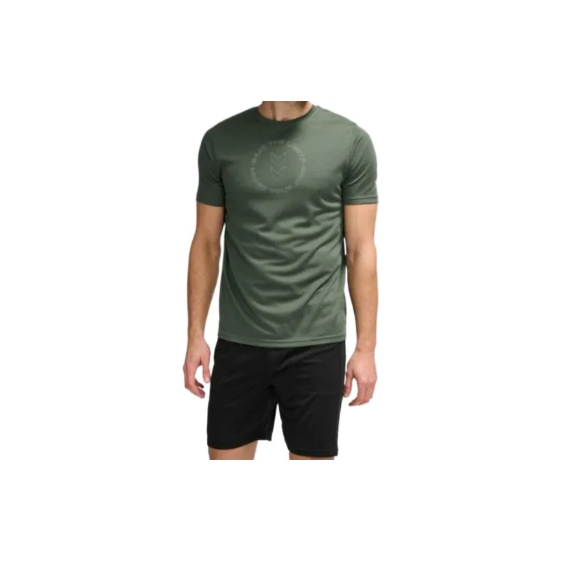 Hummel HMLTE BOOST T-Shirt Men's Green-3