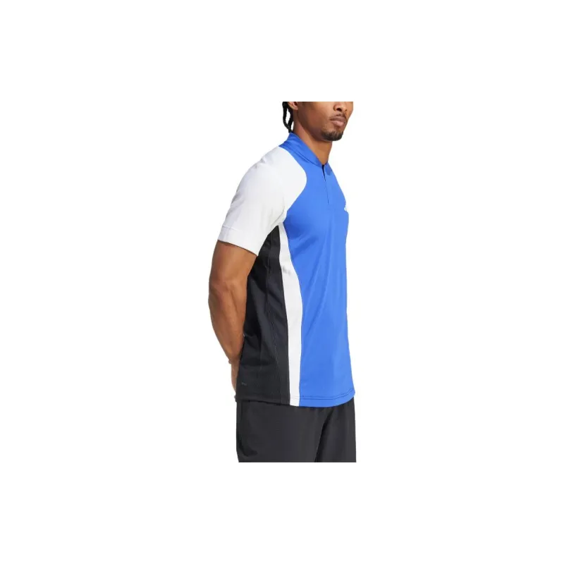 Adidas American Hard Court Grand Slam Series Tennis Pro HEAT.RDY FreeLift Shirt Polo Shirt Men's Blue-3