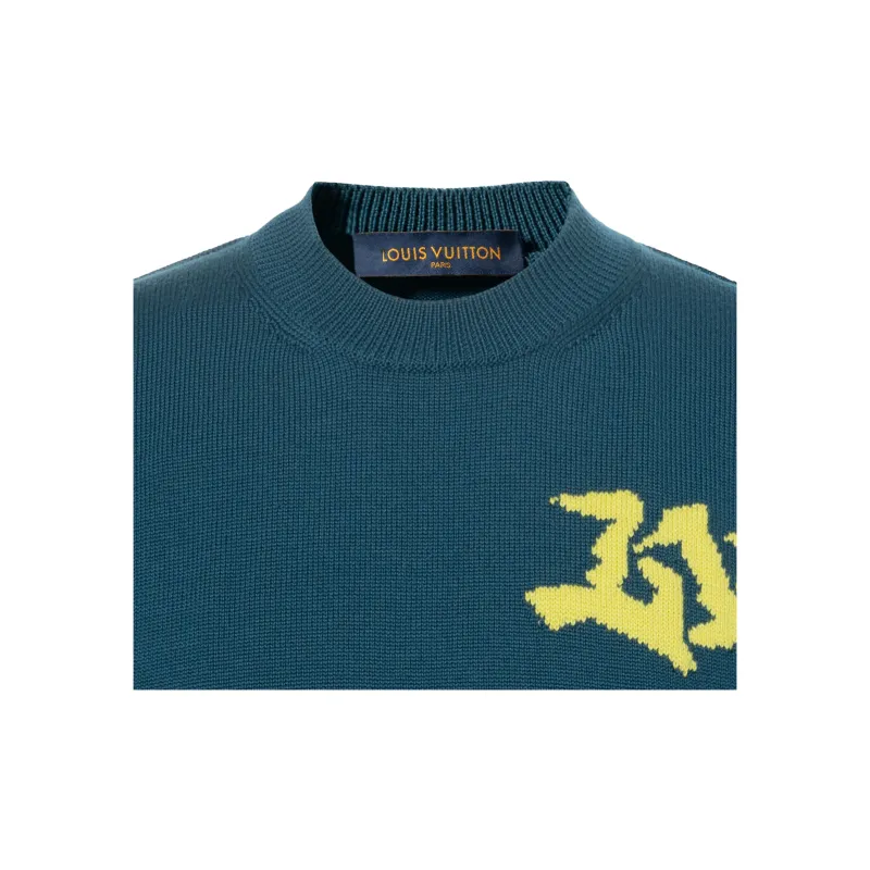 LOUIS VUITTON SS22 Sweater Men's Green-6