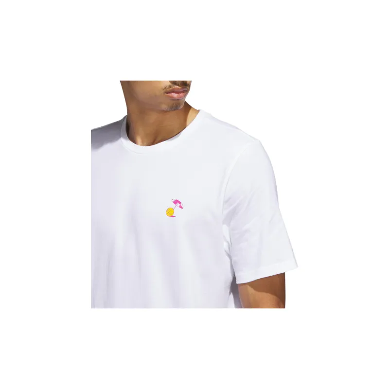 Adidas T Shirts Men White-5