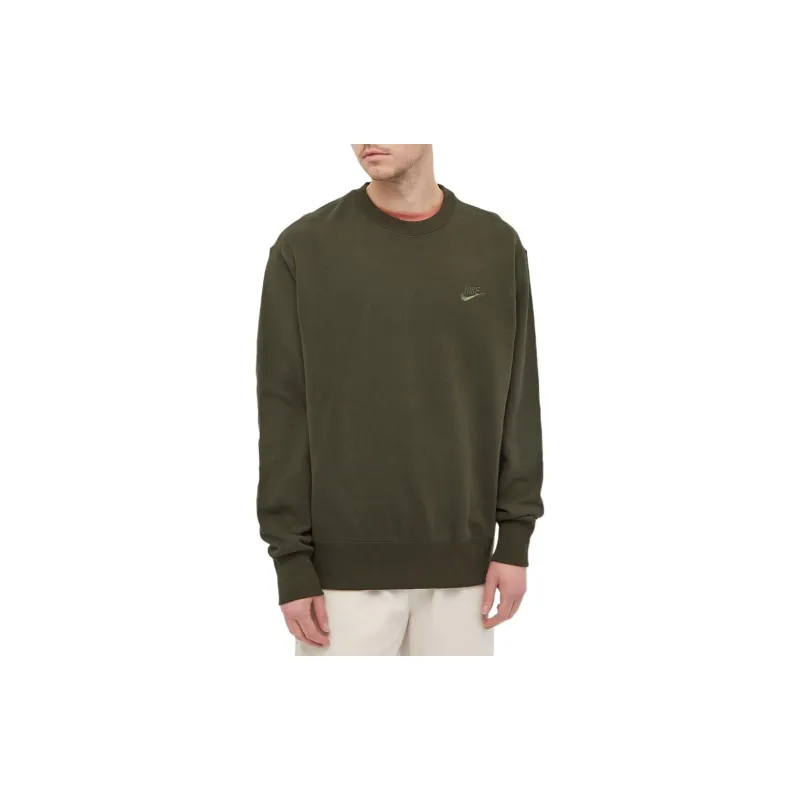 Nike Sweatshirts Men Dark Green-1