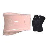 Pink Waist Protector+LDEU803-1 Knee Protector 1 Pair