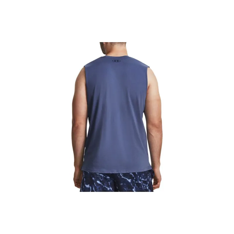 Under Armour Project Tank Tops Men's Blue-4