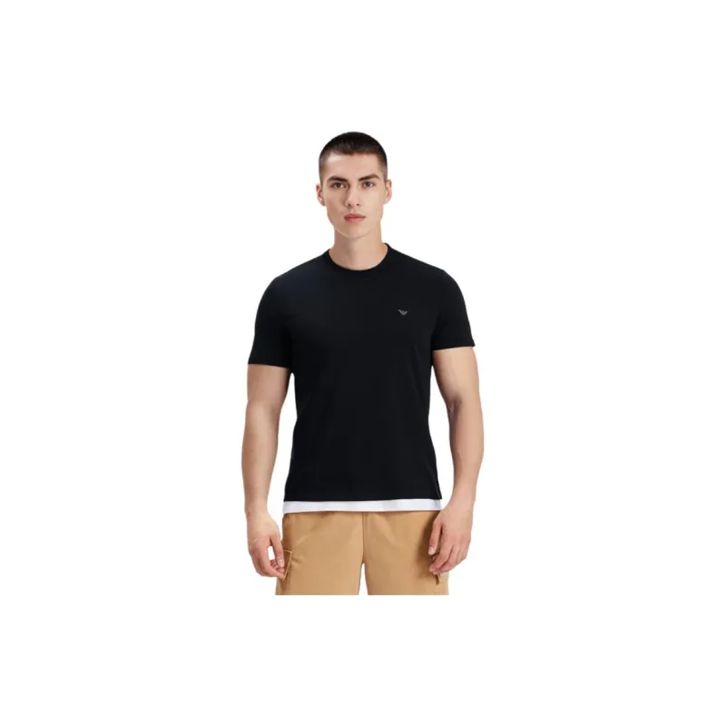 EMPORIO ARMANI T Shirts Men Black-3