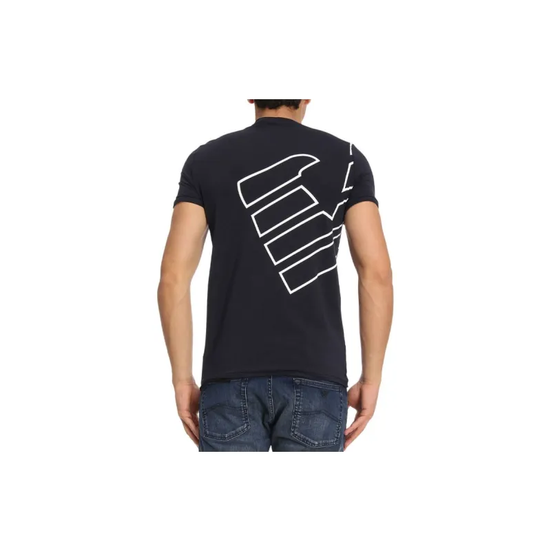 EMPORIO ARMANI T Shirts Men Navy-3