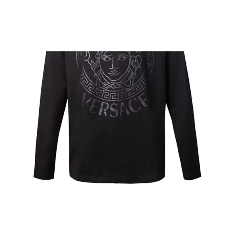 VERSACE T Shirts Men Black-5