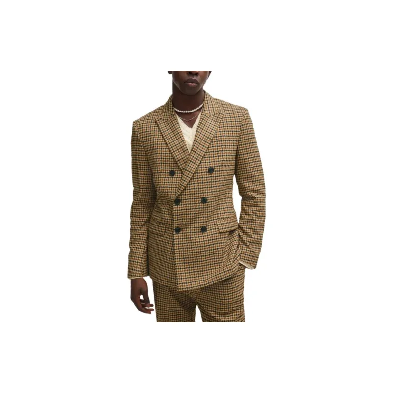 HUGO BOSS Houndstooth Slim-fit Jacket-2