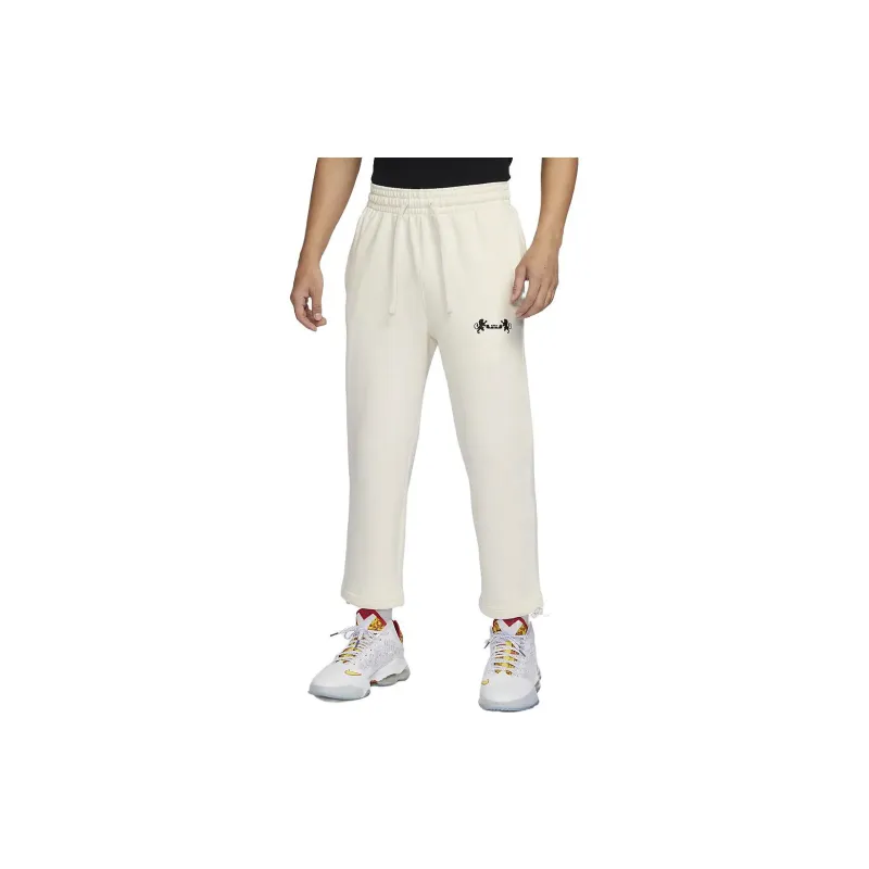 Nike Knitted Sports Pants Men's White-3
