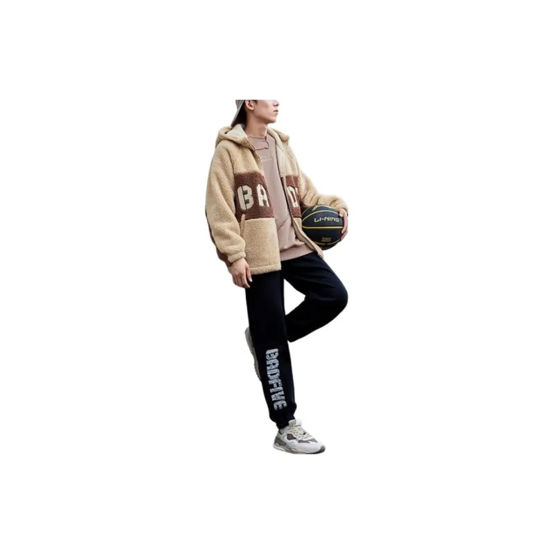 LiNing Badfive FW22 Jacket Men's Creamy Brown-2