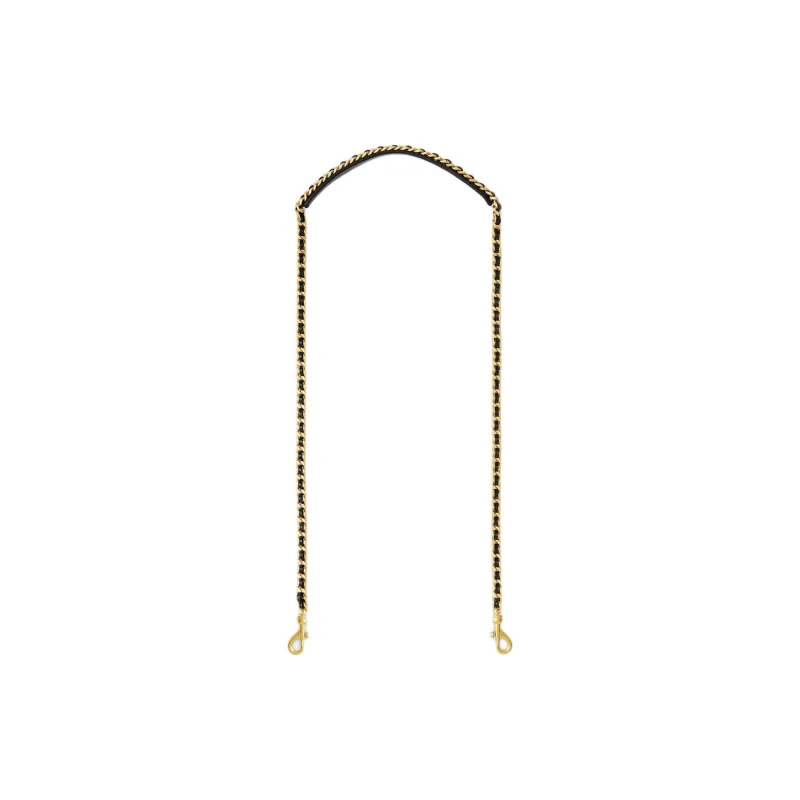 REBECCA MINKOFF Metal Bag Shoulder Strap Women's Black-0