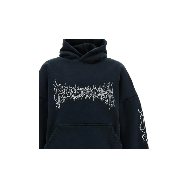 Balenciaga Logo Printed Hoodie-3