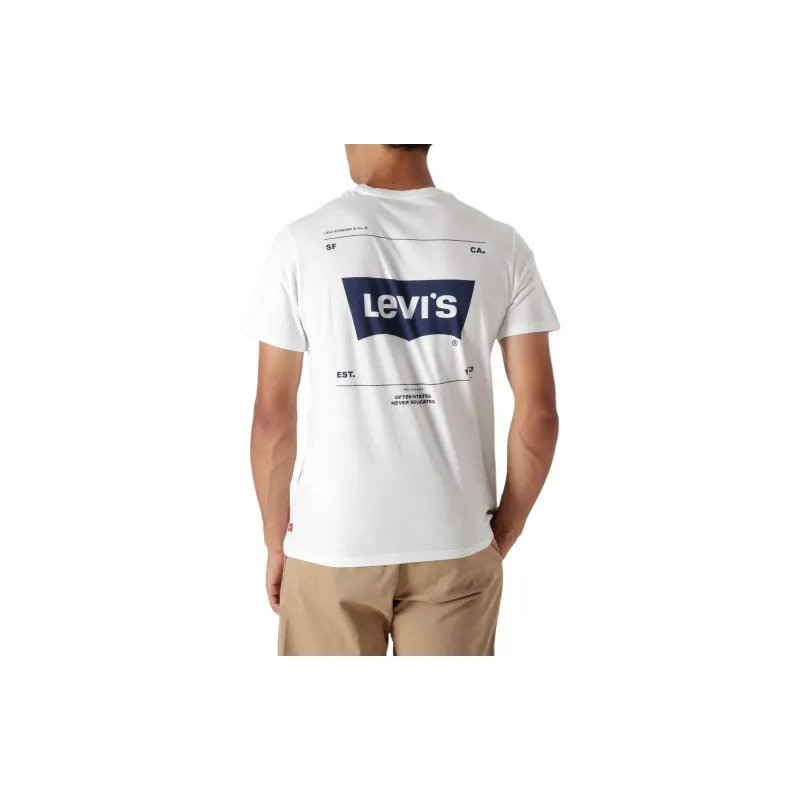 Levis T Shirts Men White-1