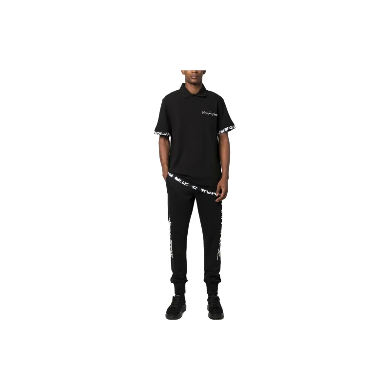 VERSACE JEANS COUTURE Polo Shirt Men's Black-1