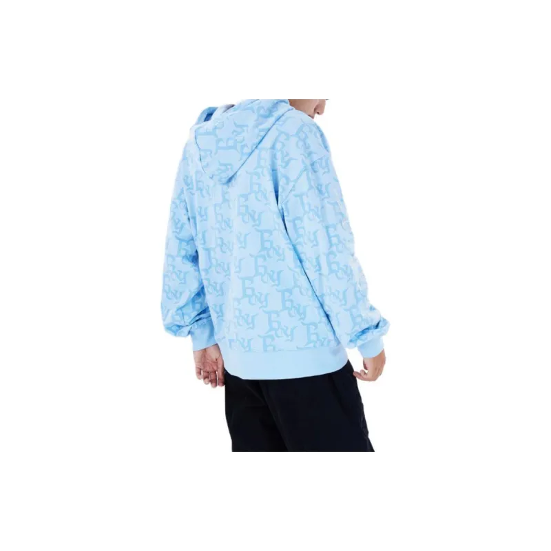 Boy London FW22 Mens Logo Print Hooded Pullover Sweatshirt Blue-4