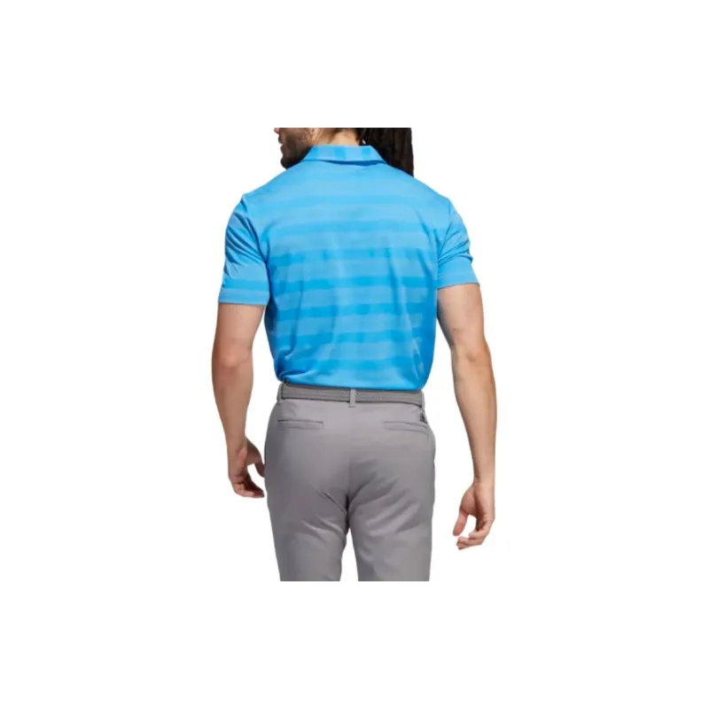 Adidas TWO-COLOR STRIPED POLO SHIRT Polo Shirt Men's Pulse Blue / Bliss Blue-1