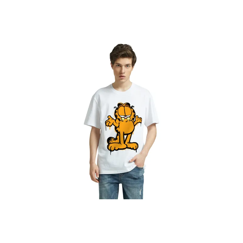 FOREVER 21 Garfield Joint Name T Shirts Unisex-4