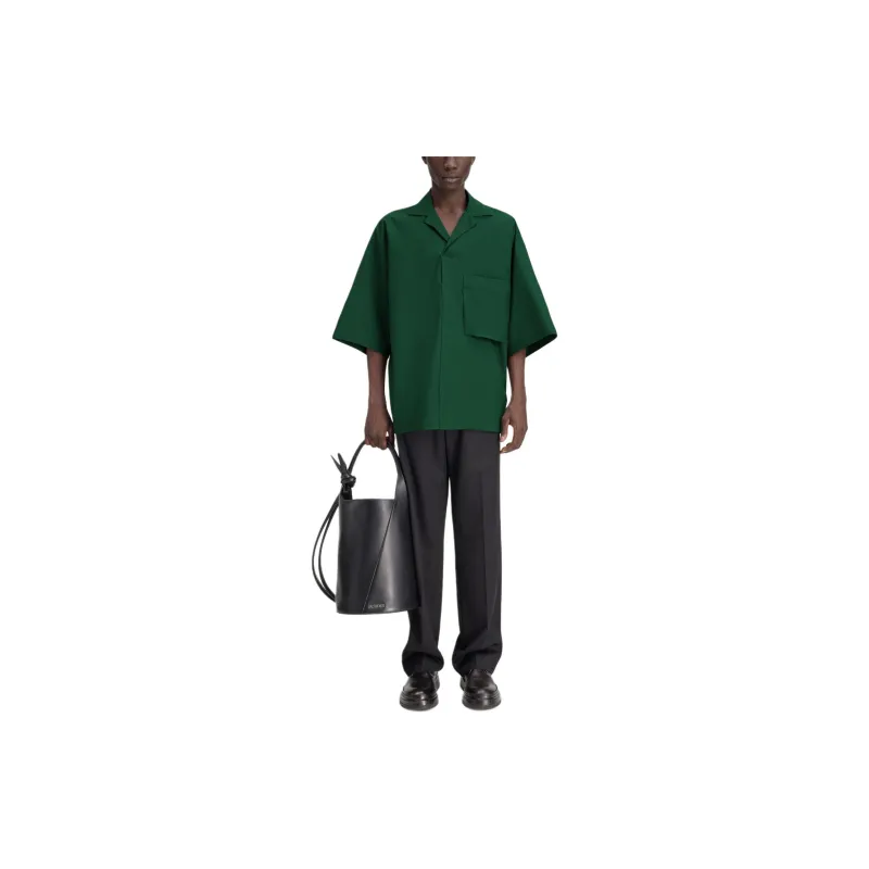 Jacquemus Le Haut Polo Shirt Men's Dark Green-2
