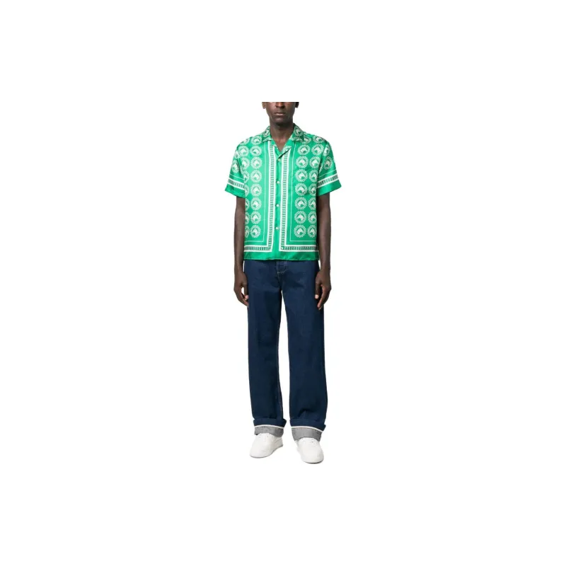 GUCCI Aloha Bowling Shirt-1