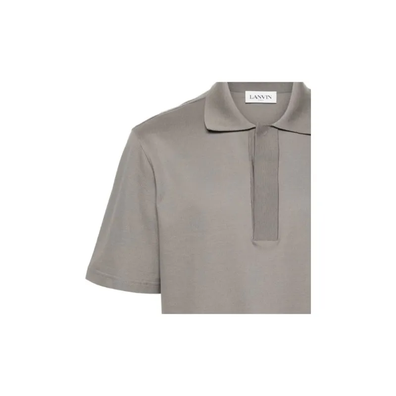 Lanvin Short sleeve Piqué Polo Shirt-5