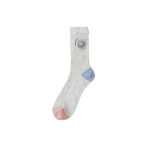 Cheemy Free Mid Calf Socks Women's Combo Set
