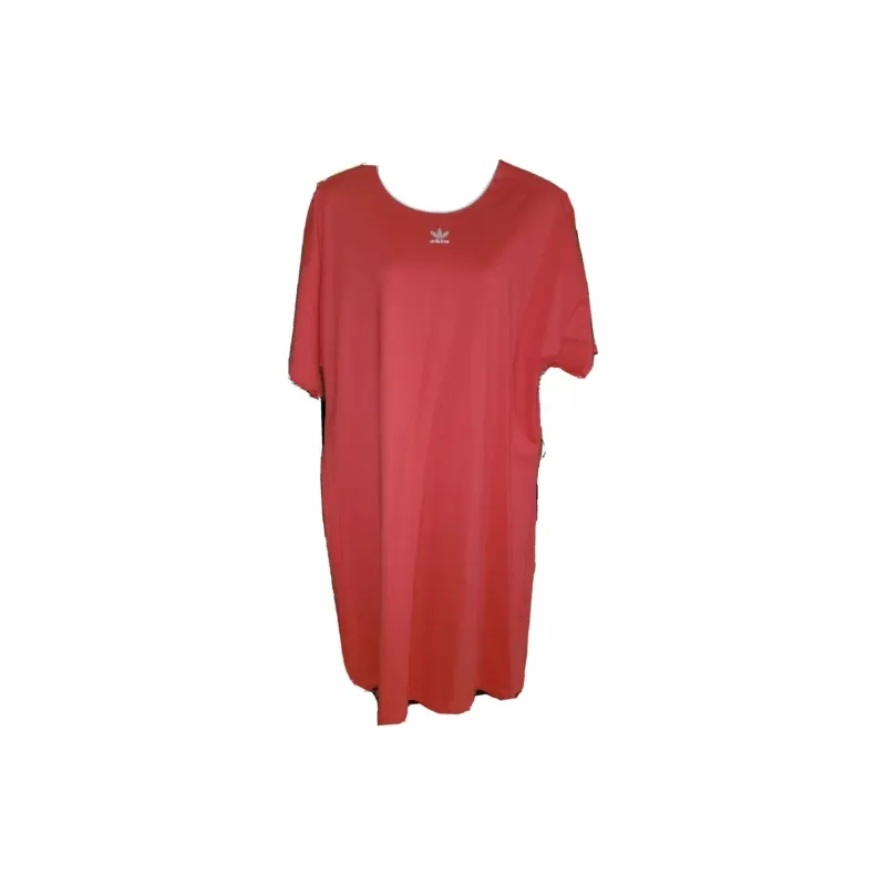 Adidas Originals Women's Trefoil Dress Short Sleeved Dress Women's Shimmery Red-1