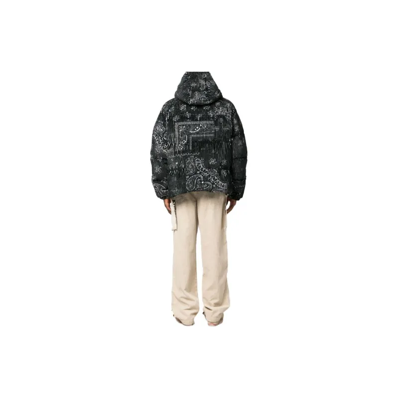 KHRISJOY Bandana print Puffer Jacket-2