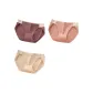 M1585-E Set-Soft Cotton Split-Plum Purple+Pink+Skin (3 Pack)