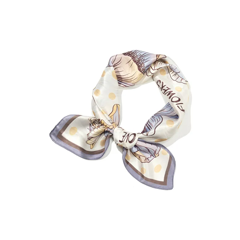Shanghai Story 100% Mulberry Silk Silk Scarves Women's Patch Bamboo Leaf Flower Gift Box Set-52