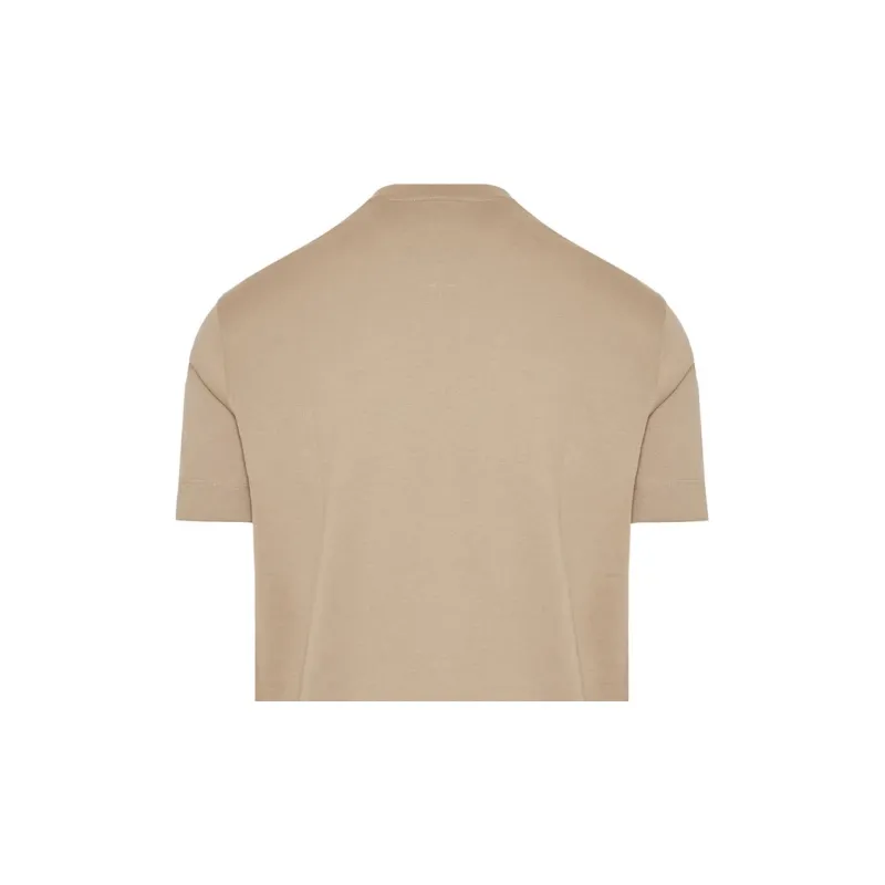 EMPORIO ARMANI Logo embroidered Crew Neck T shirt-2