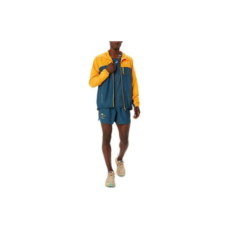 Asics FUJITRAIL ALL OVER PRINT 5IN SHORT Casual Shorts Men's Blue-3