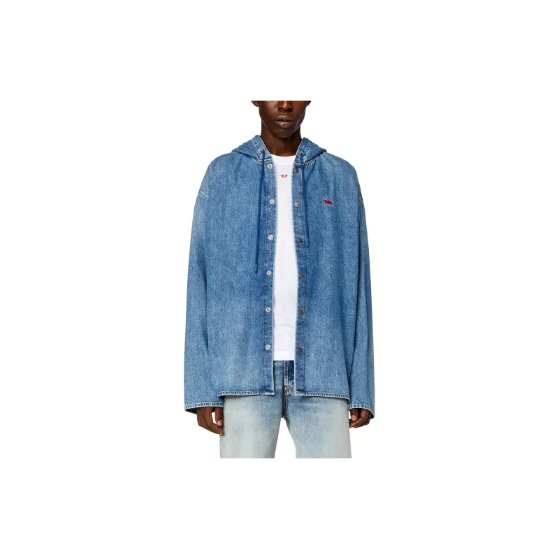 DIESEL Shirts Men Blue-4