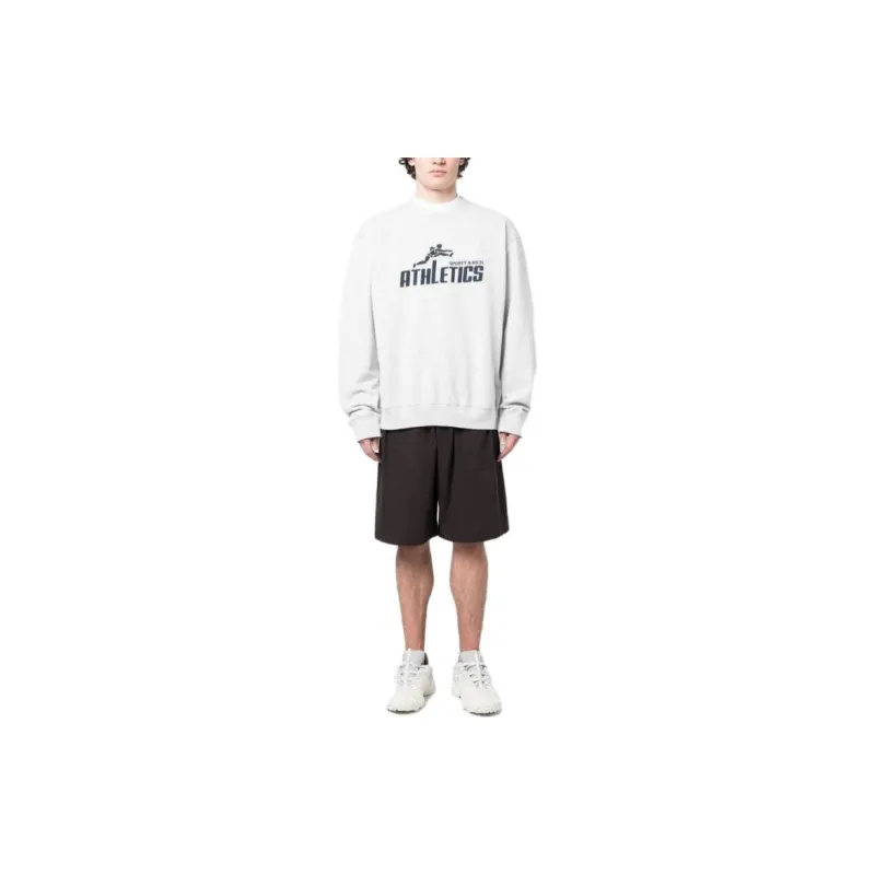SPORTY & RICH 90s Athletics Cotton Sweatshirt-1