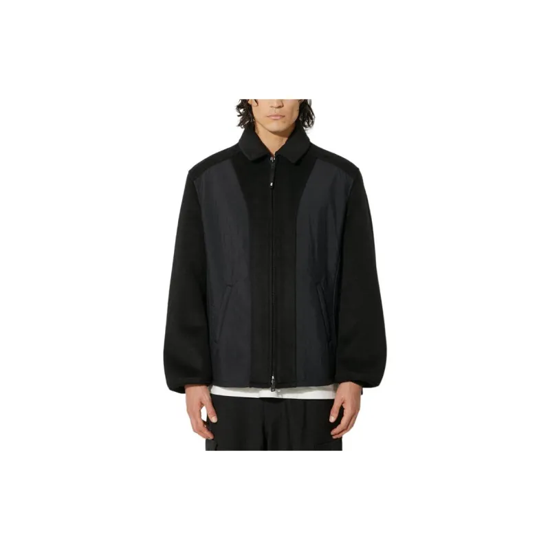 Y 3 Melton Zip Up Jacket-1