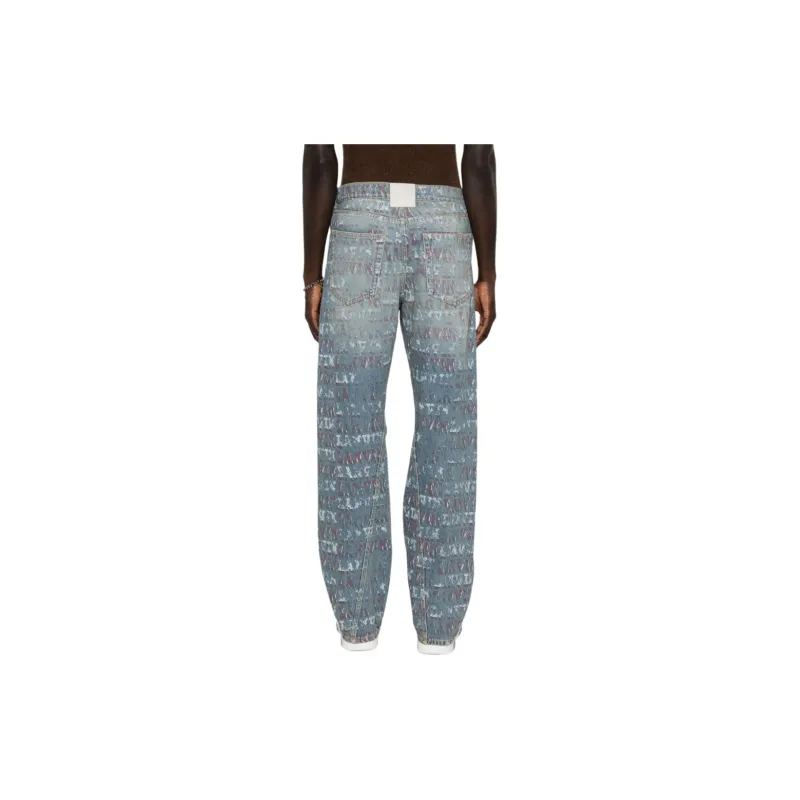 Lanvin X Future Logo print Jeans-2