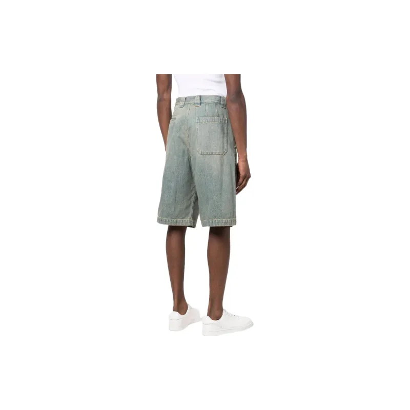 Lanvin SS22 Denim Shorts Men's Blue-2