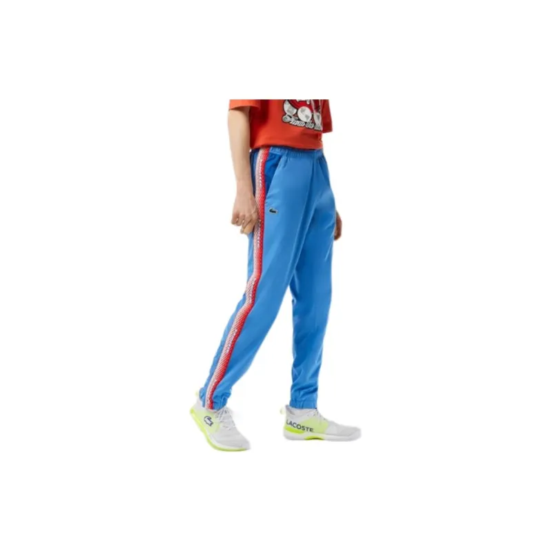 LACOSTE Knitted Sports Pants Men's Blue-3