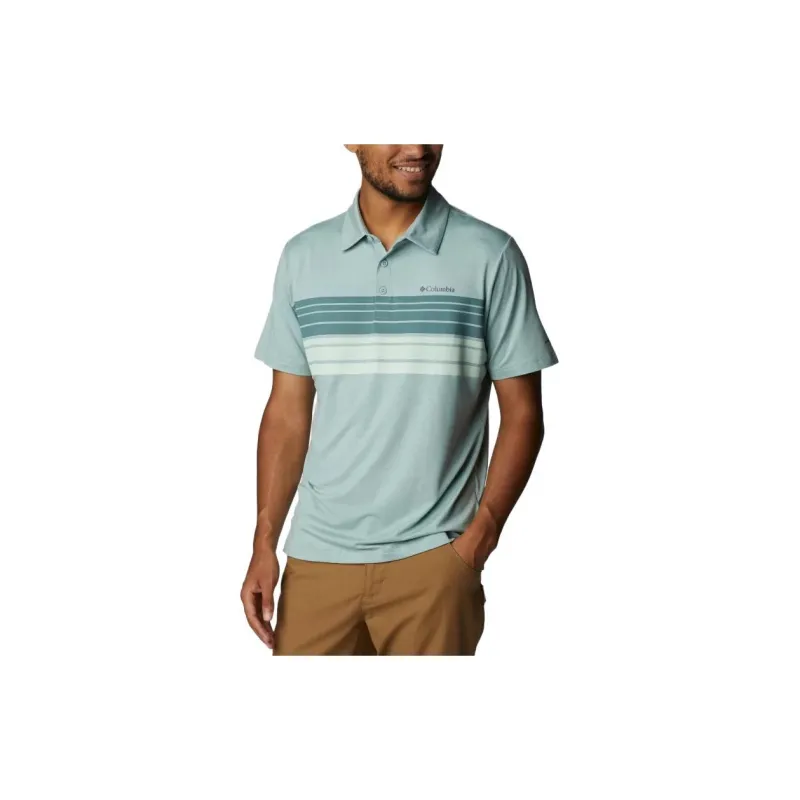 Columbia Polo Shirts Men Green-3